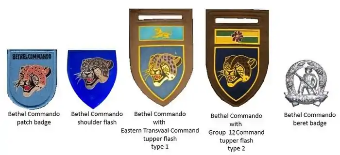 SADF era Bethel Commando insignia