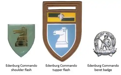 SADF era Edenburg Commando insignia