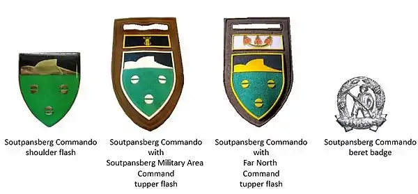 SADF era Soutpansberg Commando insignia