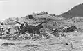 A battery of 4.5-inch howitzers from the South African Army's 4th Field Brigade in action.