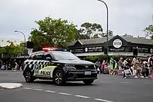 A state traffic services Kia Sorrento