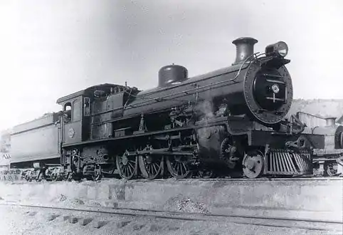 Class 16C no. 823 before reboilering, c. 1930