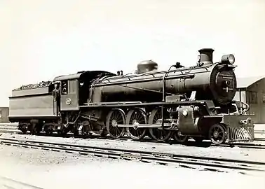 Class 5R no. 781 with driver Sonny Best, c.1950