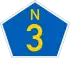 National route N3 shield