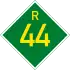 Provincial route R44 shield