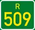 Regional route R509 shield