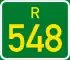 Regional route R548 shield