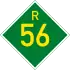 Provincial route R56 shield