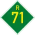 Provincial route R71 shield