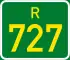 Regional route R727 shield