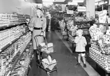 Image 28A supermarket in Sweden, 1941. (from Supermarket)