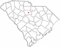 Location of Winnsboro, South Carolina