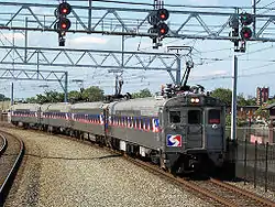 An MU of Silverliners of Southeastern Pennsylvania Transportation Authority (SEPTA)