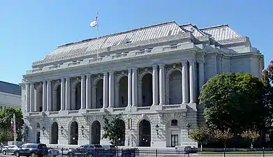 War Memorial Opera House in San Francisco, US