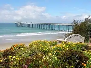 Scripps pier on La Jolla Shores