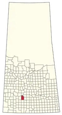 Location of the RM of Morse No. 165 in Saskatchewan