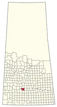 Location of the RM of Enfield No. 194 in Saskatchewan