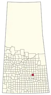 Location of the RM of Touchwood No. 248 in Saskatchewan