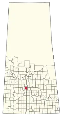 Location of the RM of Rosedale No. 283 in Saskatchewan