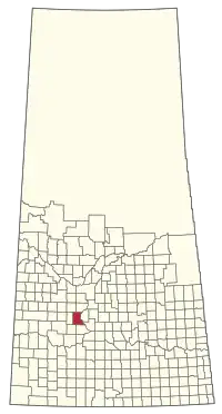 Location of the RM of Fertile Valley No. 285 in Saskatchewan