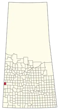 Location of the RM of Milton No. 292 in Saskatchewan