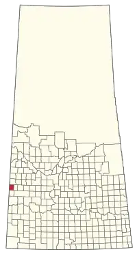 Location of the RM of Antelope Park No. 322 in Saskatchewan