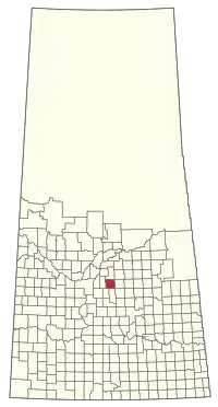 Location of the RM of Bayne No. 371 in Saskatchewan