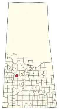 Location of the RM of Glenside No. 377 in Saskatchewan