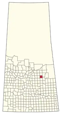 Location of the RM of Barrier Valley No. 397 in Saskatchewan