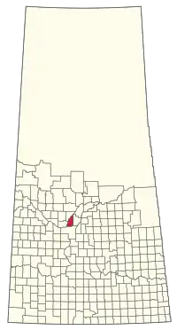 Location of the RM of Laird No. 404 in Saskatchewan