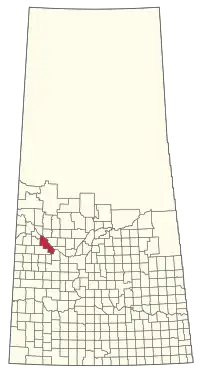 Location of the RM of Battle River No. 438 in Saskatchewan