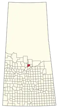 Location of the RM of Buckland No. 491 in Saskatchewan