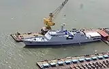 SLNS Sayurala at Goa Shipyard.