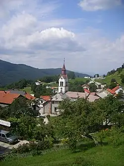 Podkraj with St. Margaret's Parish Church