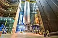 Welding of the SLS liquid hydrogen tank in the South Vertical Assembly Building