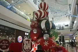 SM Center Tuguegarao Downtown in December 2018 featuring its year's Christmas Tree