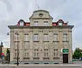 A historic bank building on Wawrzyniak Street