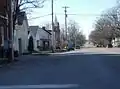 Along High Street (Ohio Highway 138) in Clarksburg.