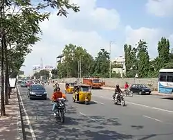 S. R. Nagar main road