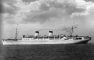 SS Conte Grande after her reconstruction