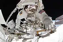 Gregory Chamitoff during EVA 4