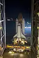 Endeavour leaving the Vehicle Assembly Building