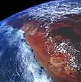 Namibia from orbit