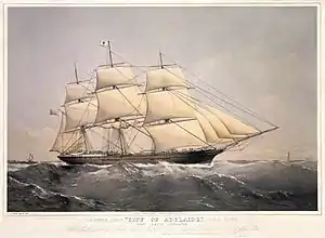 Clipper ship City of Adelaide