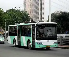 Image 232A trolleybus in Qingdao, China (from Trolleybus)