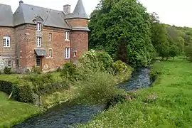 The Saâne river, at the border with Biville