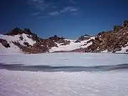 Crater lake of Sabalan