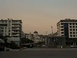 Roman Square and Cathedral of Podgorica.