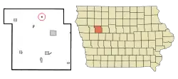 Location of Nemaha, Iowa