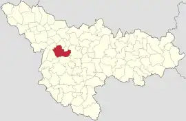 Location in Timiș County